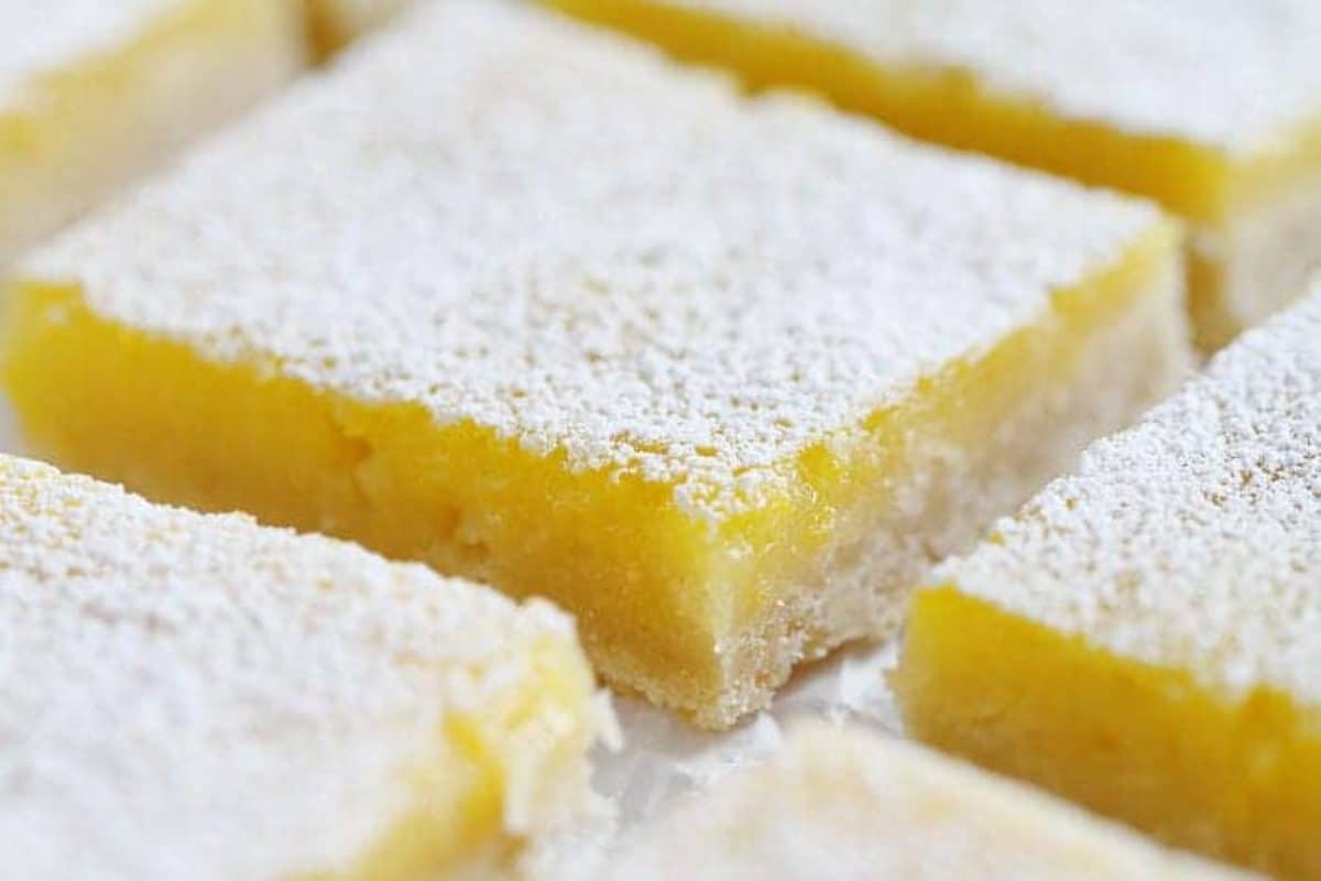 Lemony lemon bar